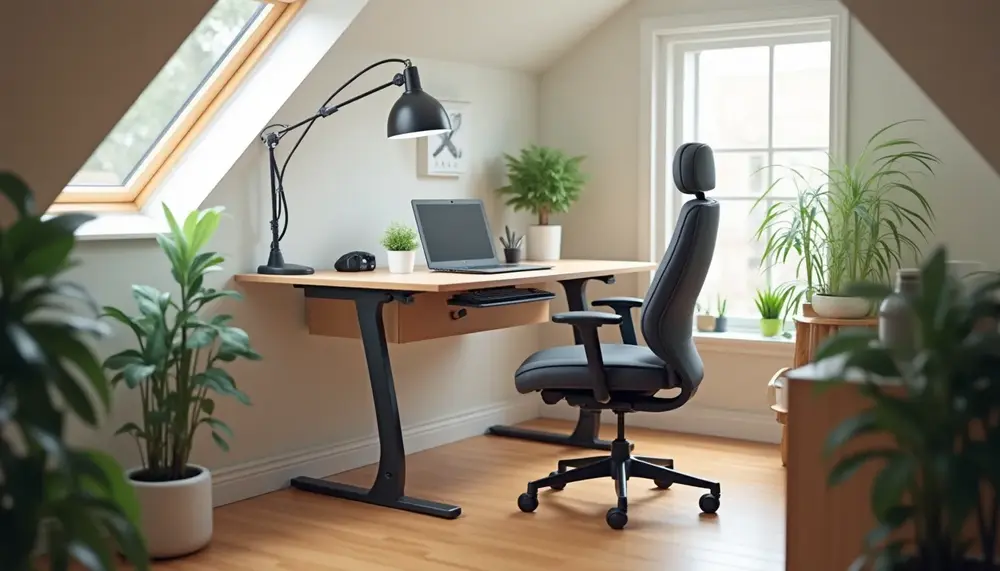 Höhenverstellbarer Schreibtisch Dachschräge: Die Lösung für anspruchsvolle Räume