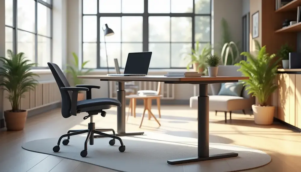 hoehenverstellbarer-schreibtisch-schoen-designideen-fuers-moderne-buero
