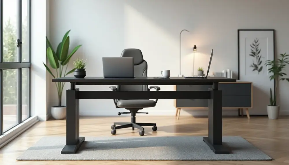 Höhenverstellbarer Schreibtisch schwarz Holz: Die stilvolle Lösung fürs moderne Arbeitszimmer