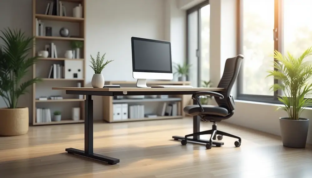 Höhenverstellbarer Schreibtisch Ultradesk: Flexible Ergonomie für Profis