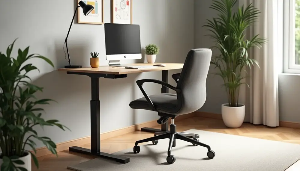 Höhenverstellbarer Schreibtisch Vernal: Innovation für Ihr Home Office