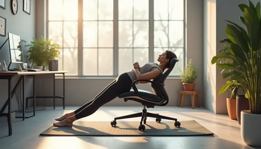 Mehr Wohlbefinden im Arbeitsalltag durch Bürostuhl Yoga