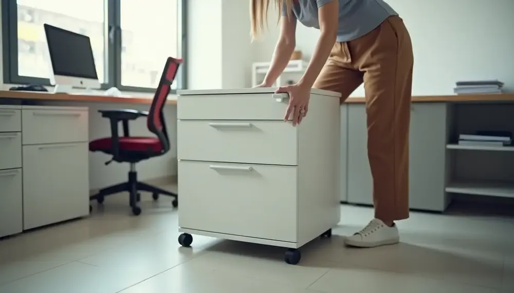 schritt-fuer-schritt-anleitung-rollcontainer-buero-schublade-aushaengen
